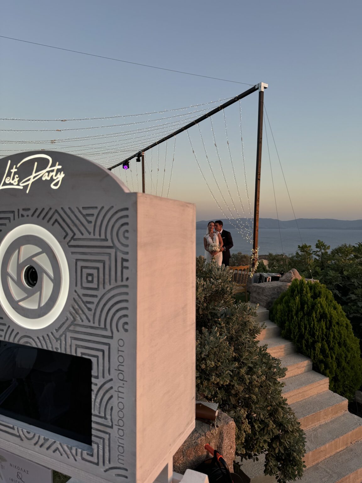 Photobooth in Athens mariabooth.photo | Villa Archaggelos Aegina